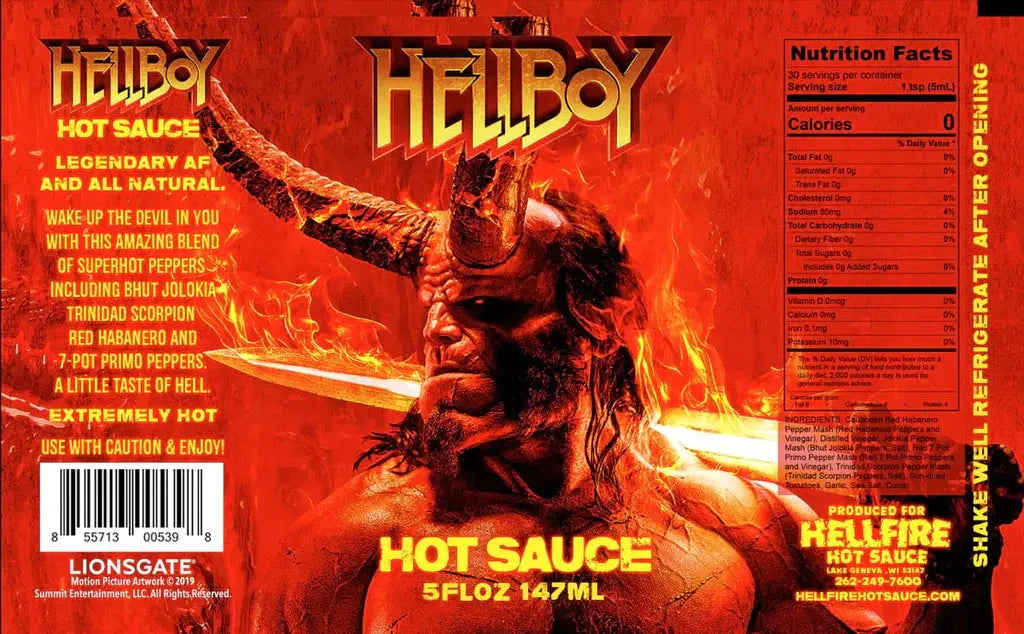 Hellboy Hot Sauce | Legendary AF SHACK à SAUCE
