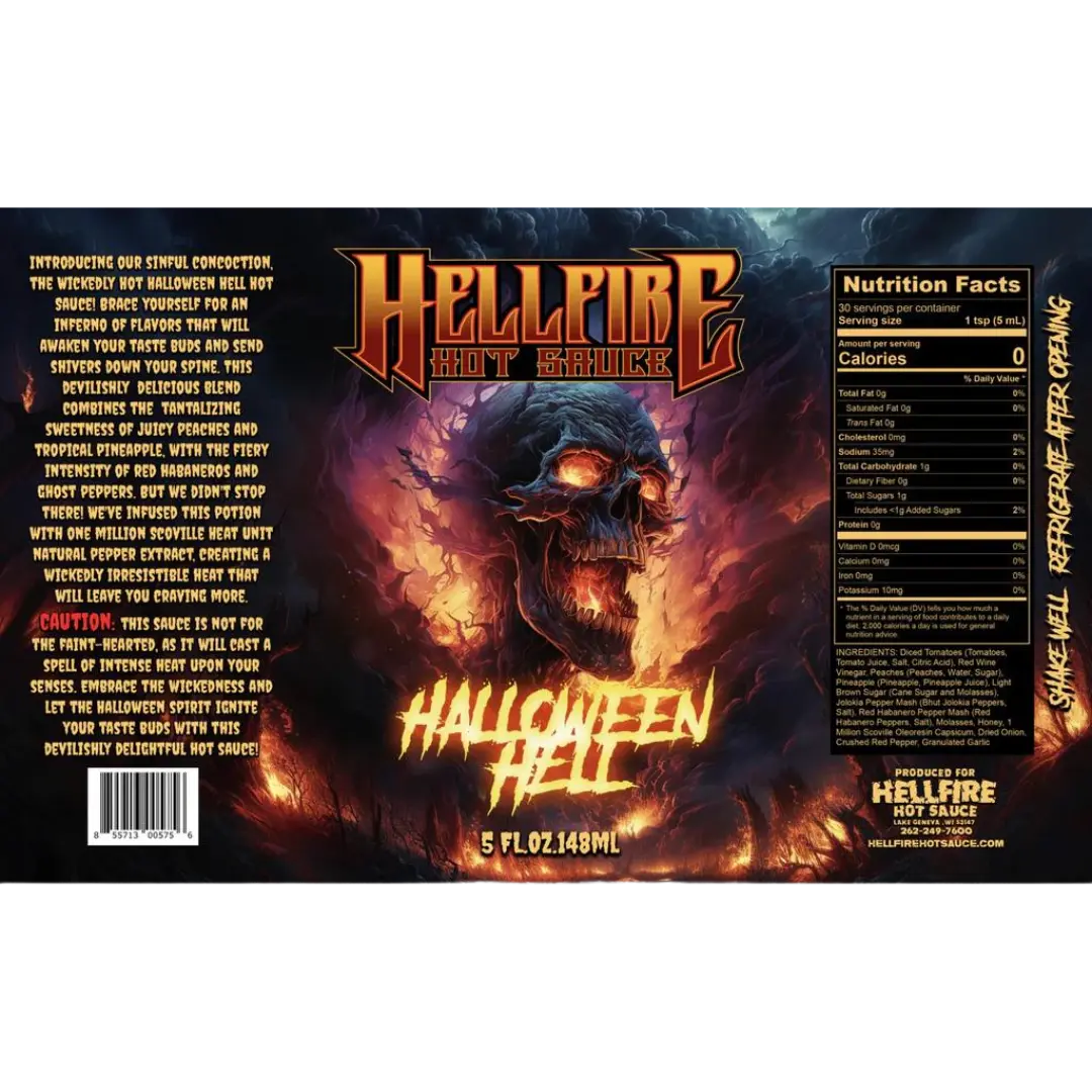 Hellfire Hot Sauce | Halloween Hell 2023 SHACK à SAUCE