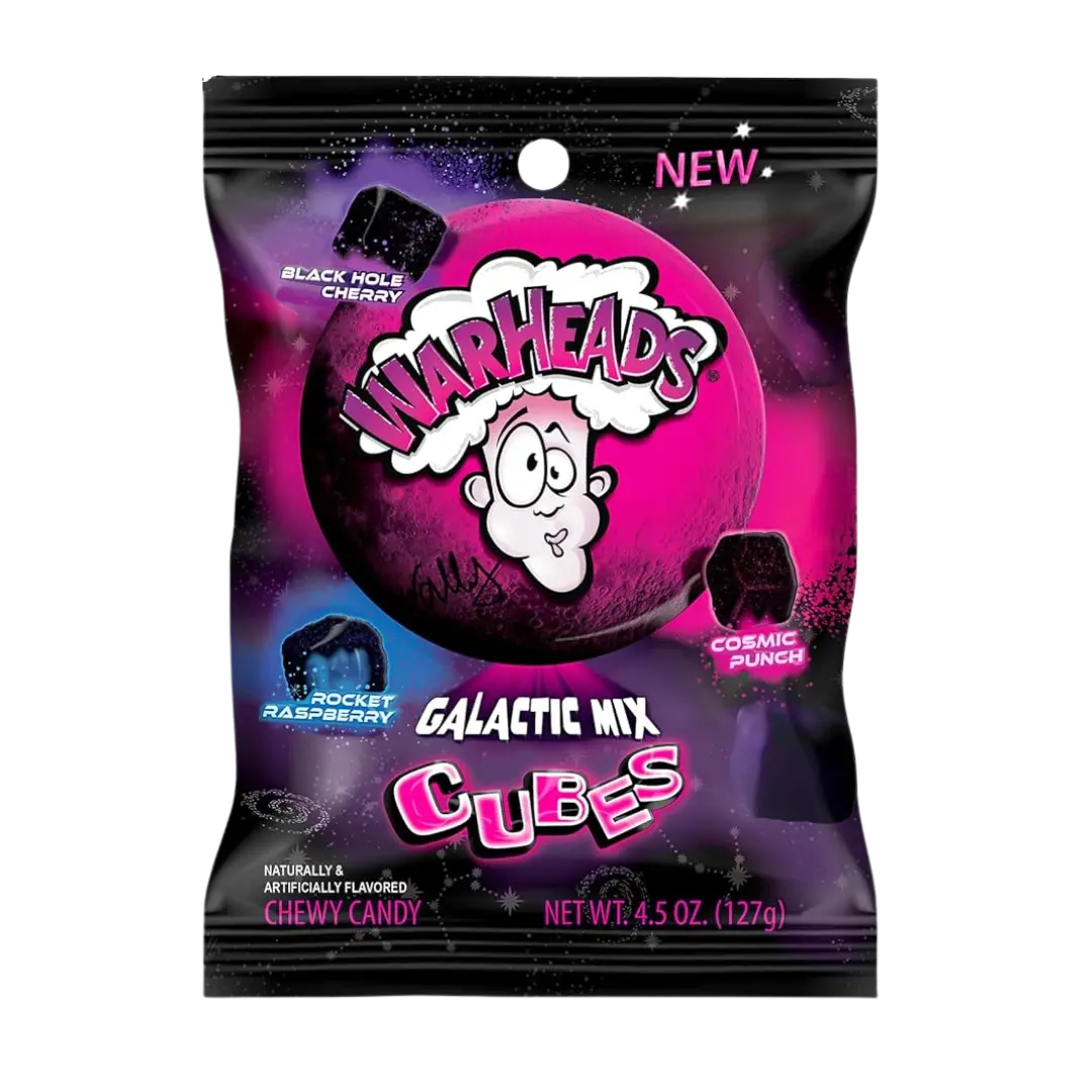 ** Warheads Galactic Cubes (Bag) Shack Ă Sauce