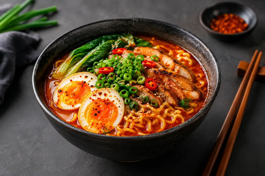 Ramen épicé maison qui réveille les papilles