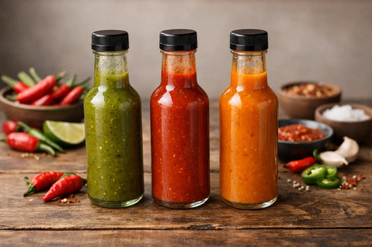Trio de sauces piquantes découverte à tester