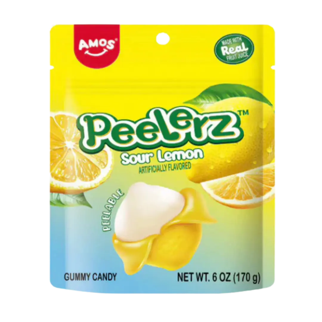 , Amos Peelerz Gummy Lemon Shack à Sauce