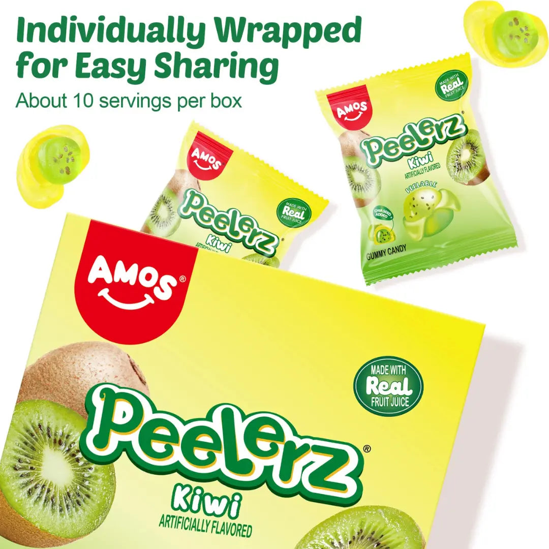 Amos | Peelerz Gummy -  Kiwi Shack à Sauce