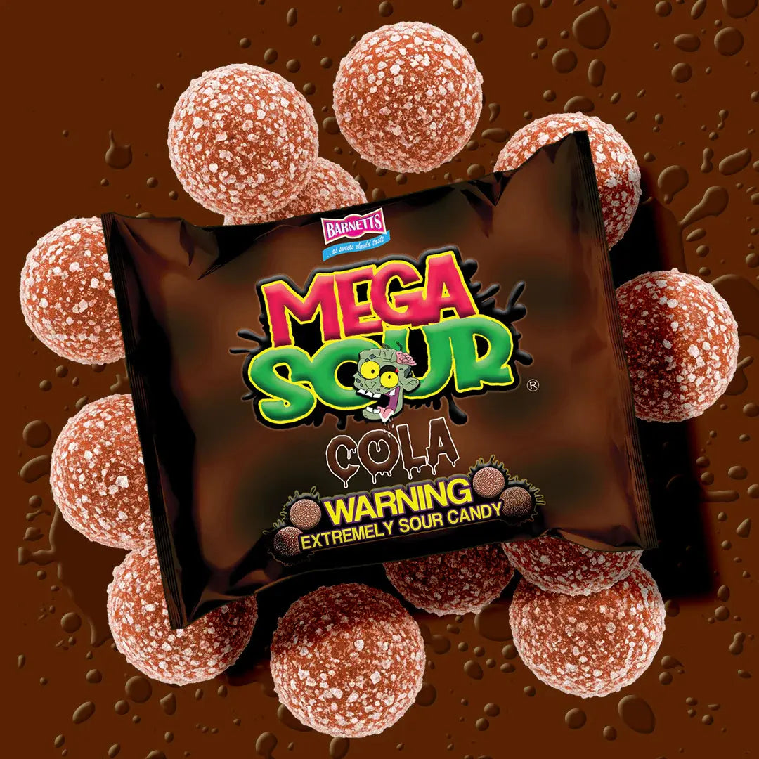 Barnetts Sweets | Mega Sour - Cola Shack à Sauce