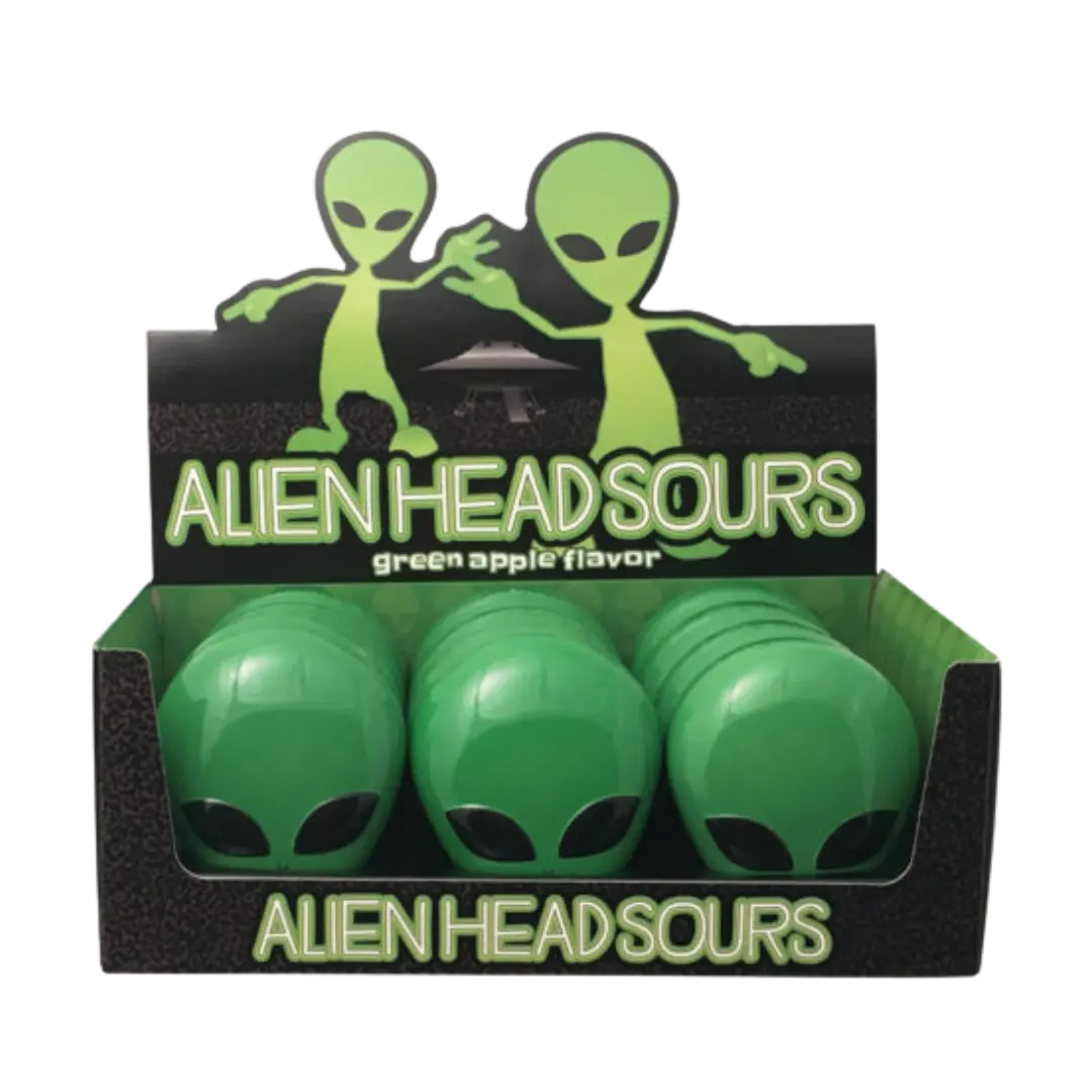 Boston America | Alien Head Sours - Sour Green apple SHACK à SAUCE