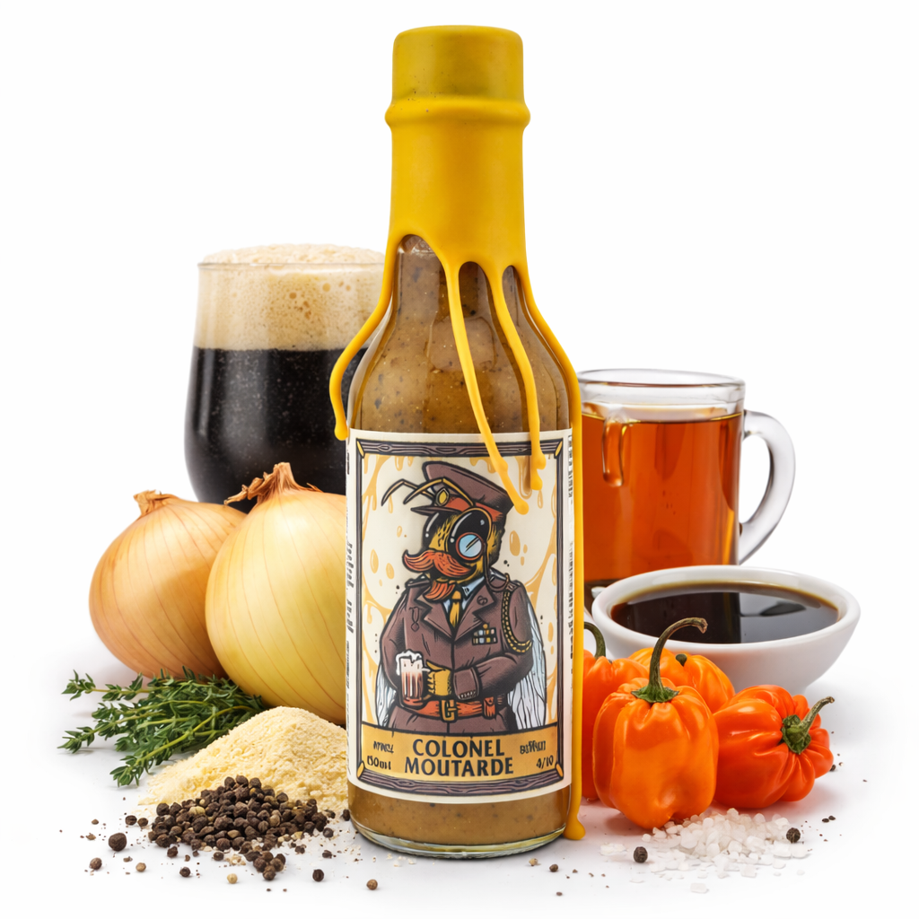 Les Sauces Piquantes MTHell | Colonel Moutarde Shack à Sauce