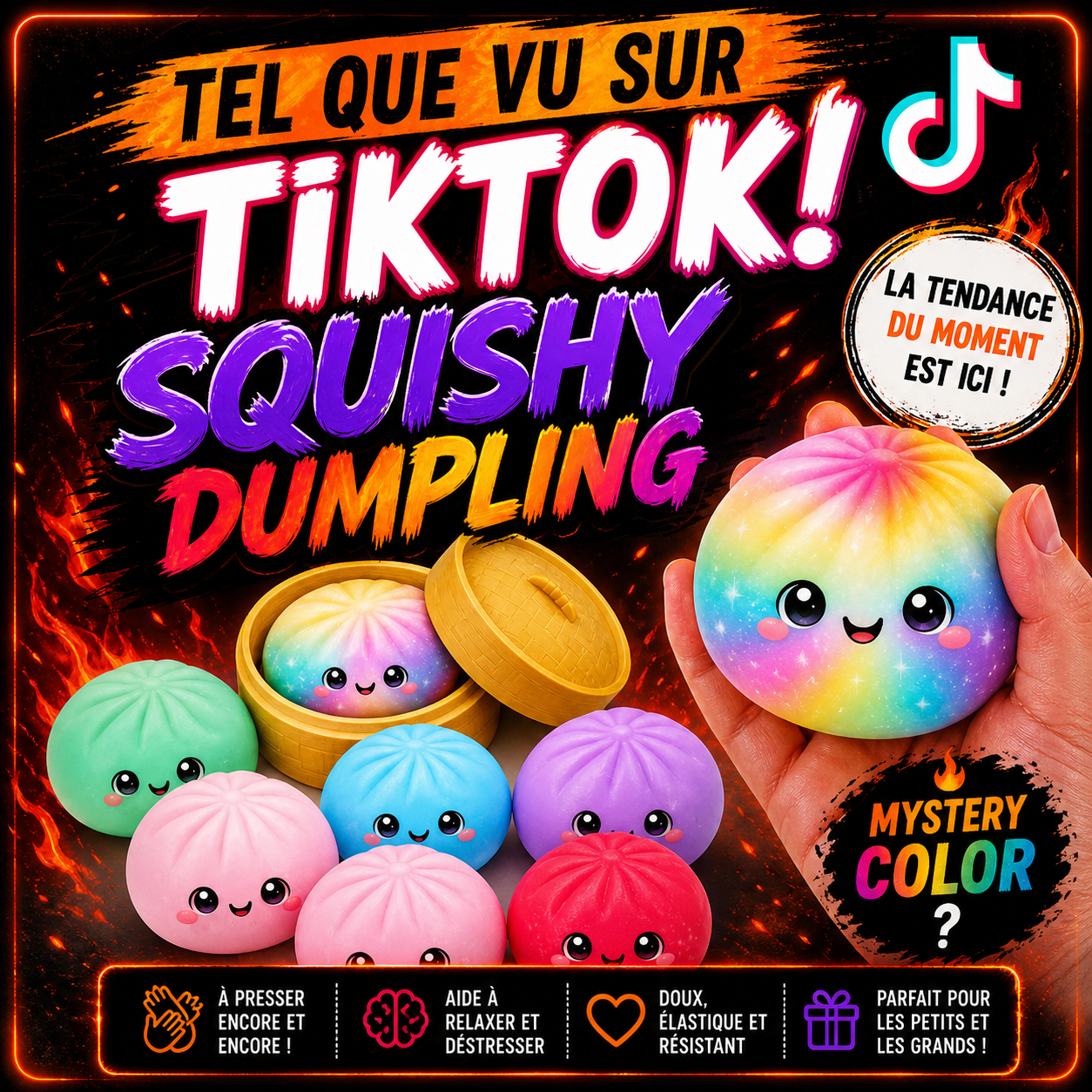 Squishy Dumpling Toy