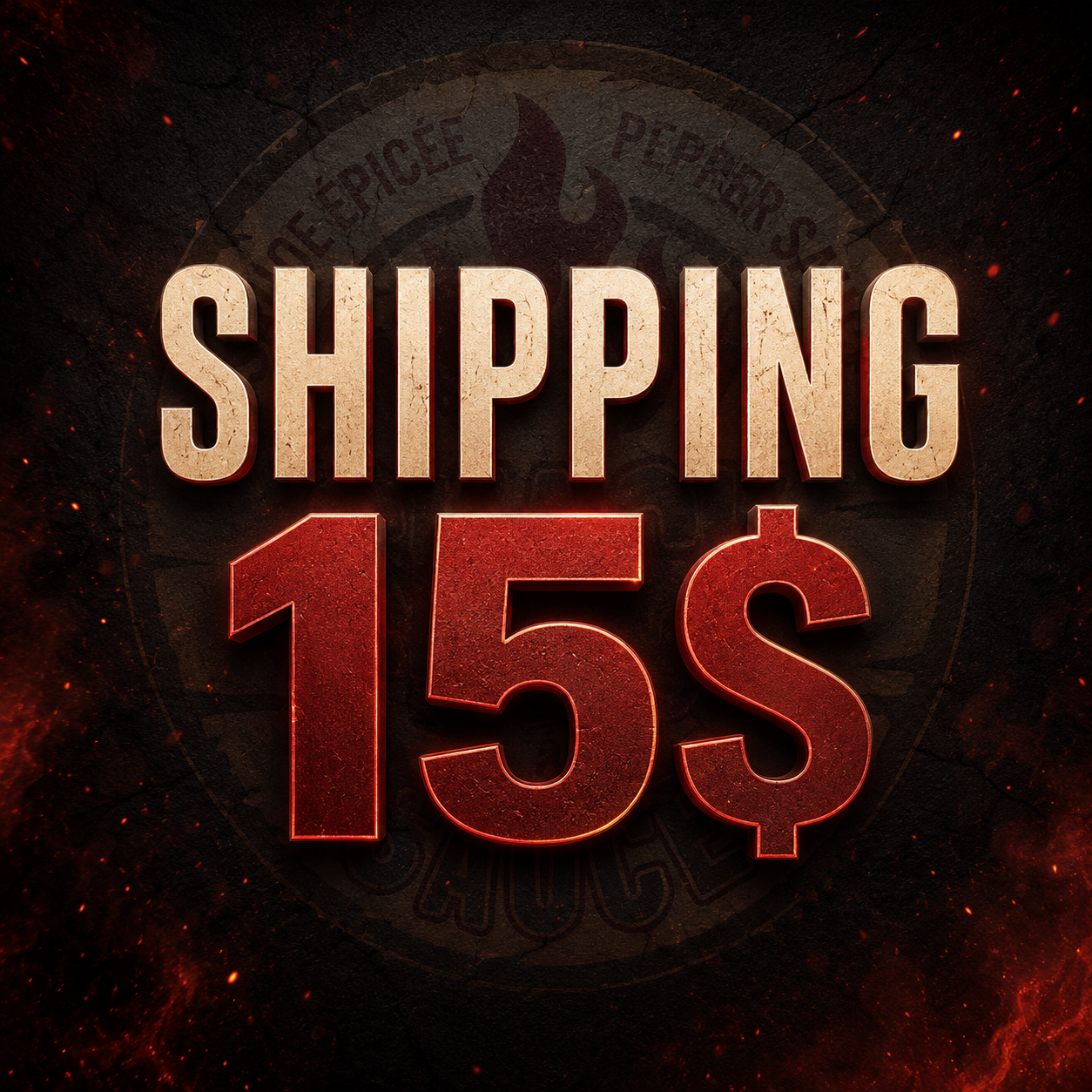 SHIPPING - 15 $