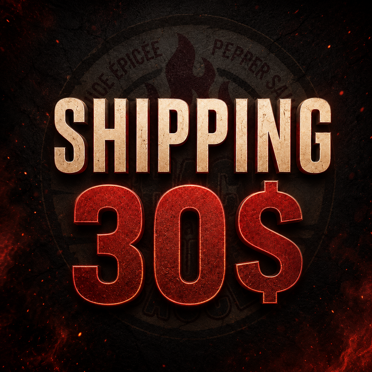 SHIPPING - 30 $