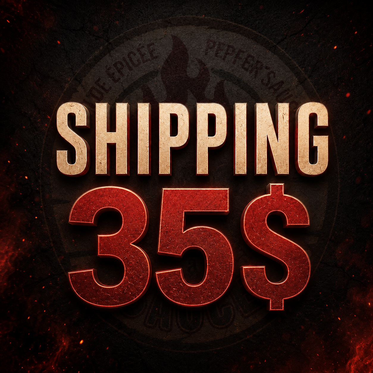 SHIPPING - 35 $