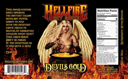 Hellfire Hot Sauce | Devils Gold SHACK à SAUCE