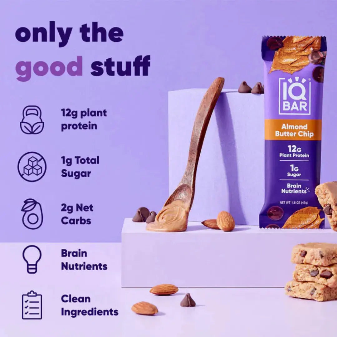 IQ Bar | Almond Butter Chip Shack à Sauce