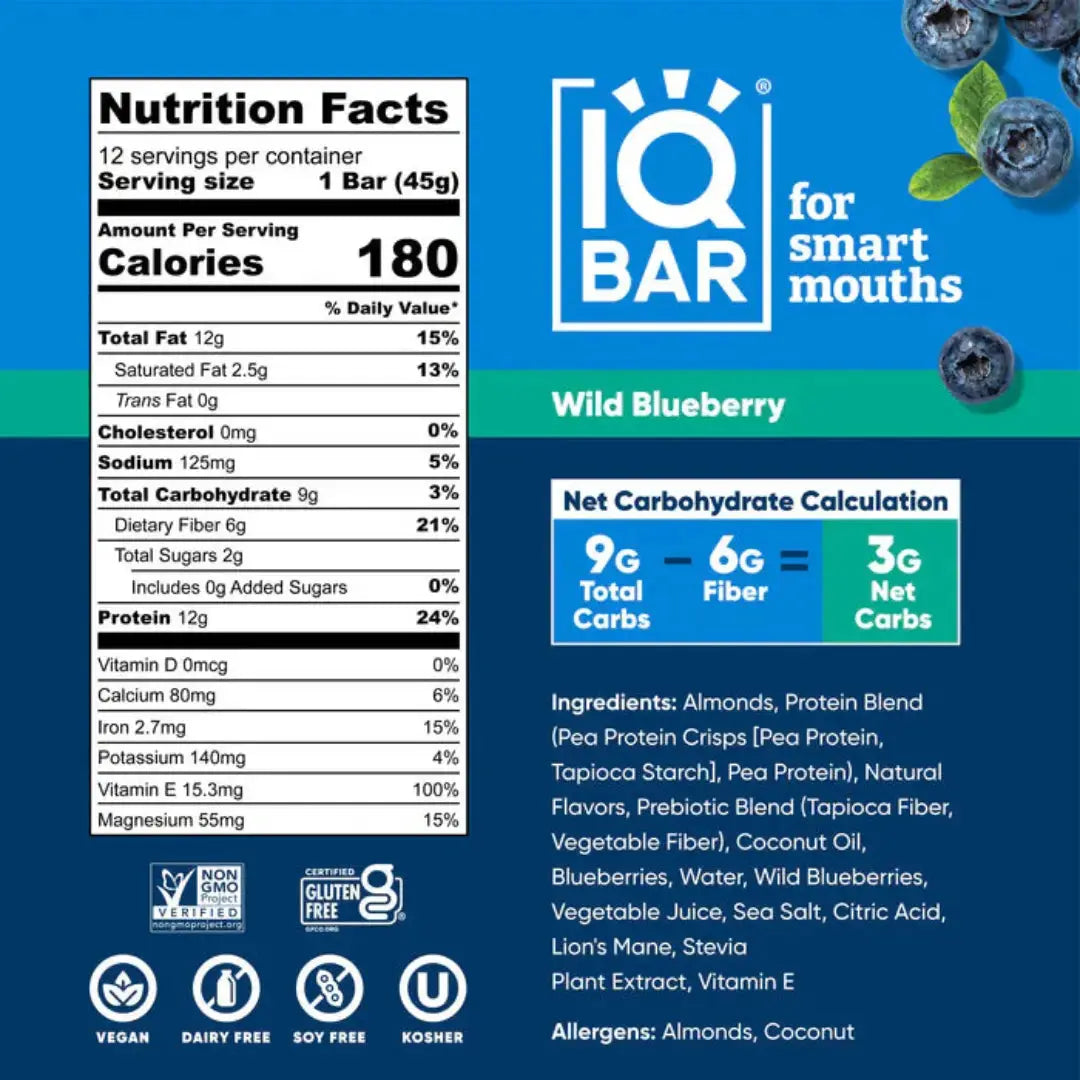 IQ Bar | Wild Blueberry Shack à Sauce
