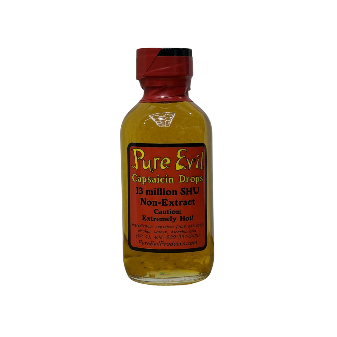 Pure Capsican Pure Evil | 13 Millions SHU Capsaicin Drops - 2oz Bottle – Shack à Sauce