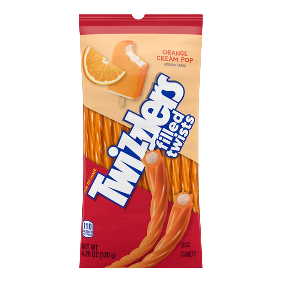 Twizzlers | Filled Twists Orange Cream Pop Shack à Sauce