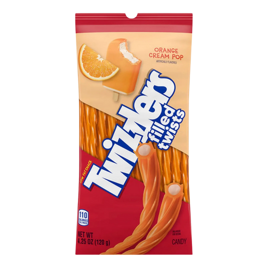 Twizzlers | Filled Twists Orange Cream Pop Shack à Sauce
