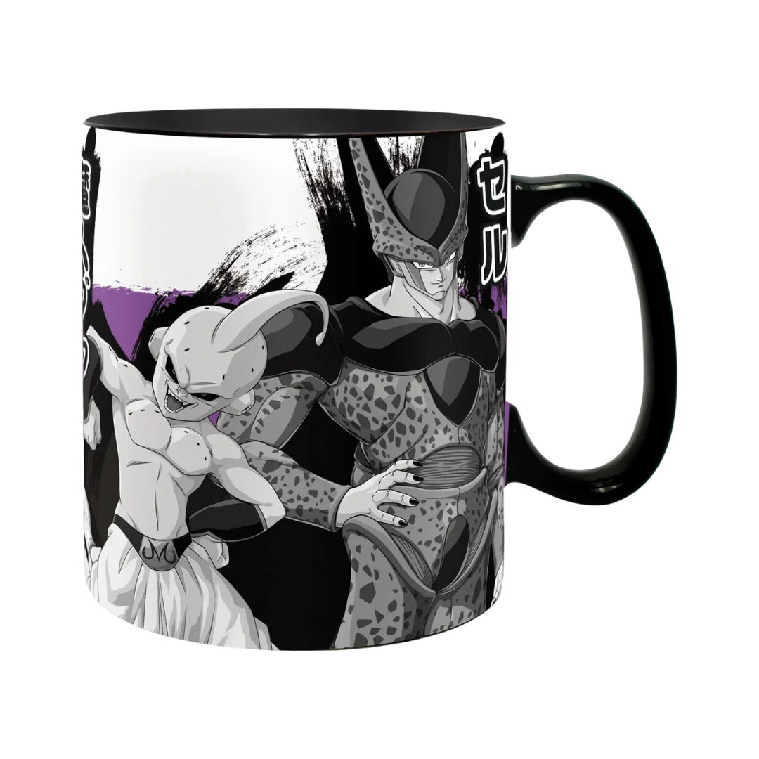 Dragon Ball Z | Black & White Villains Ceramic Mug Shack à Sauce
