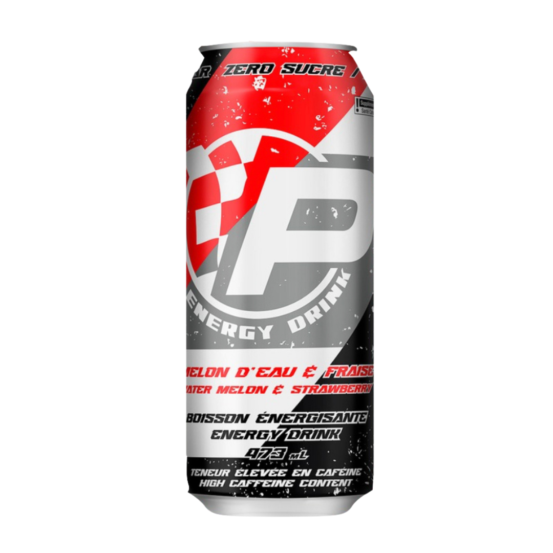 Platto Energy Drink | Melon d'Eau et Fraise - Sans sucre