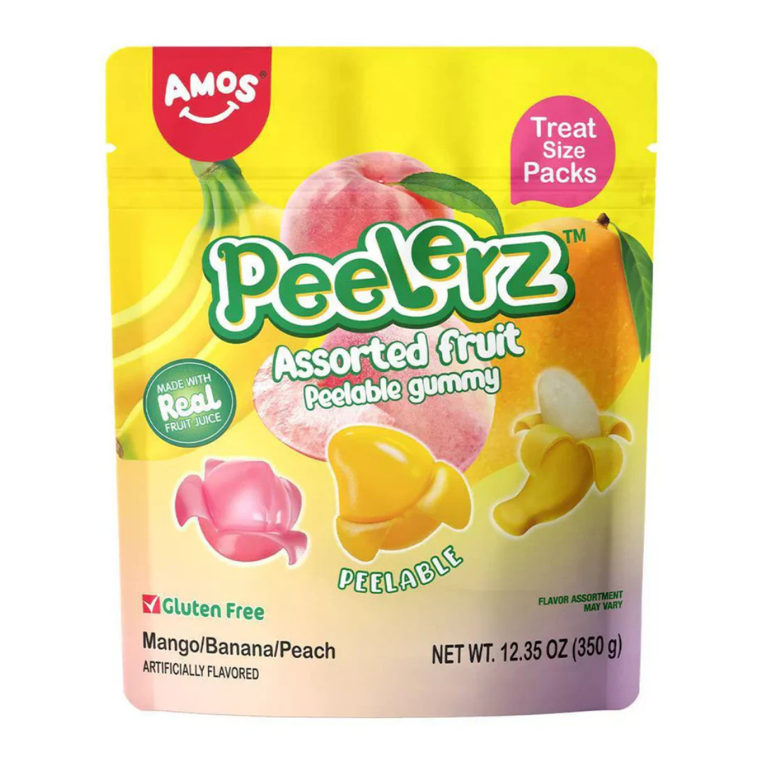 Amos | Peelerz - Assorted Fruit Mango/Banana/Peach
