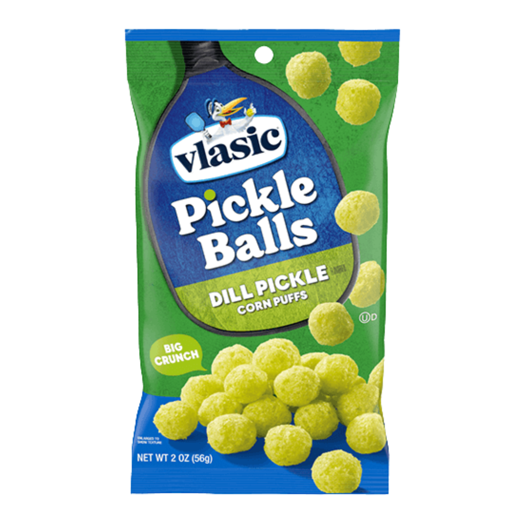 Vlasic | Pickle Ball - Dill Pickle - Corn Puffs Shack à Sauce