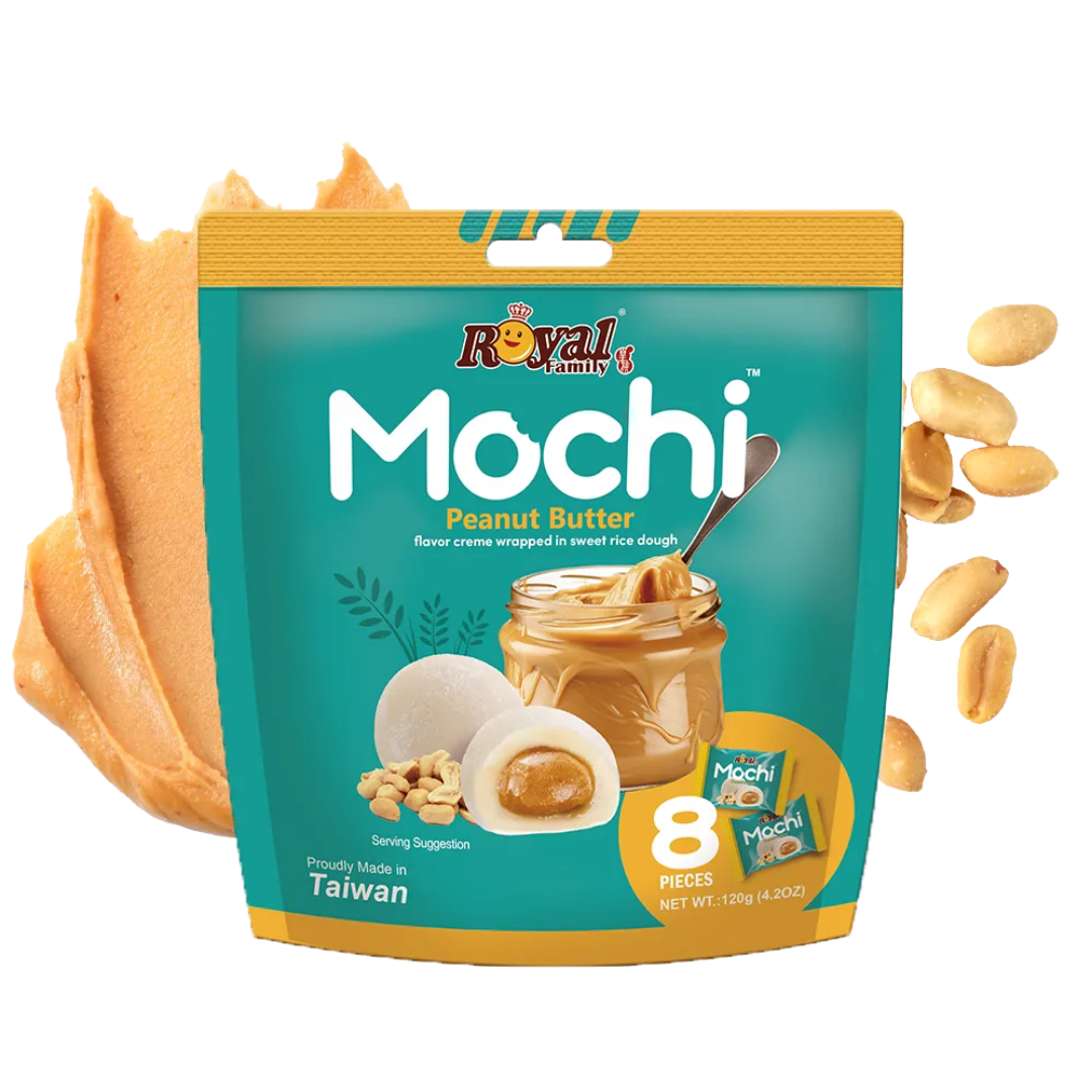 Royal Family - Mochi | Peanut Butter (Bag - 8 Pieces) Shack à Sauce