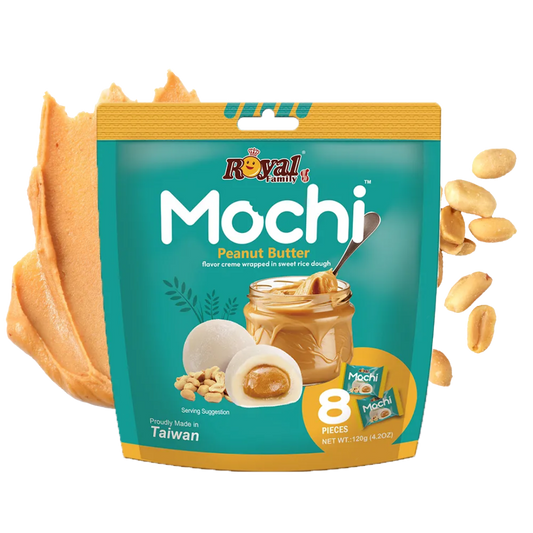Royal Family - Mochi | Peanut Butter (Bag - 8 Pieces) Shack à Sauce