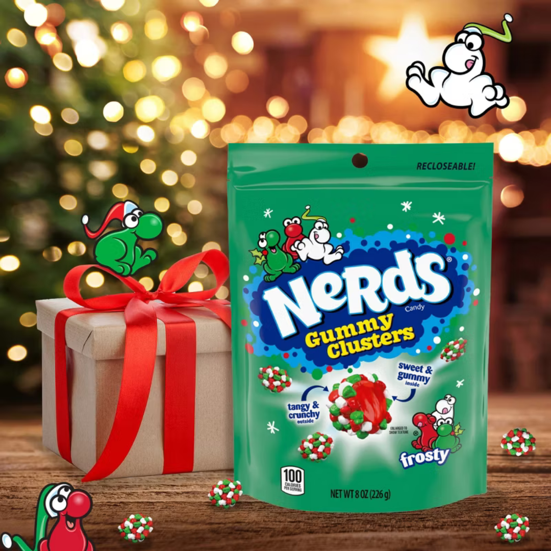 Nerds Candy | Holiday Frosty Gummy Cluster Shack à Sauce