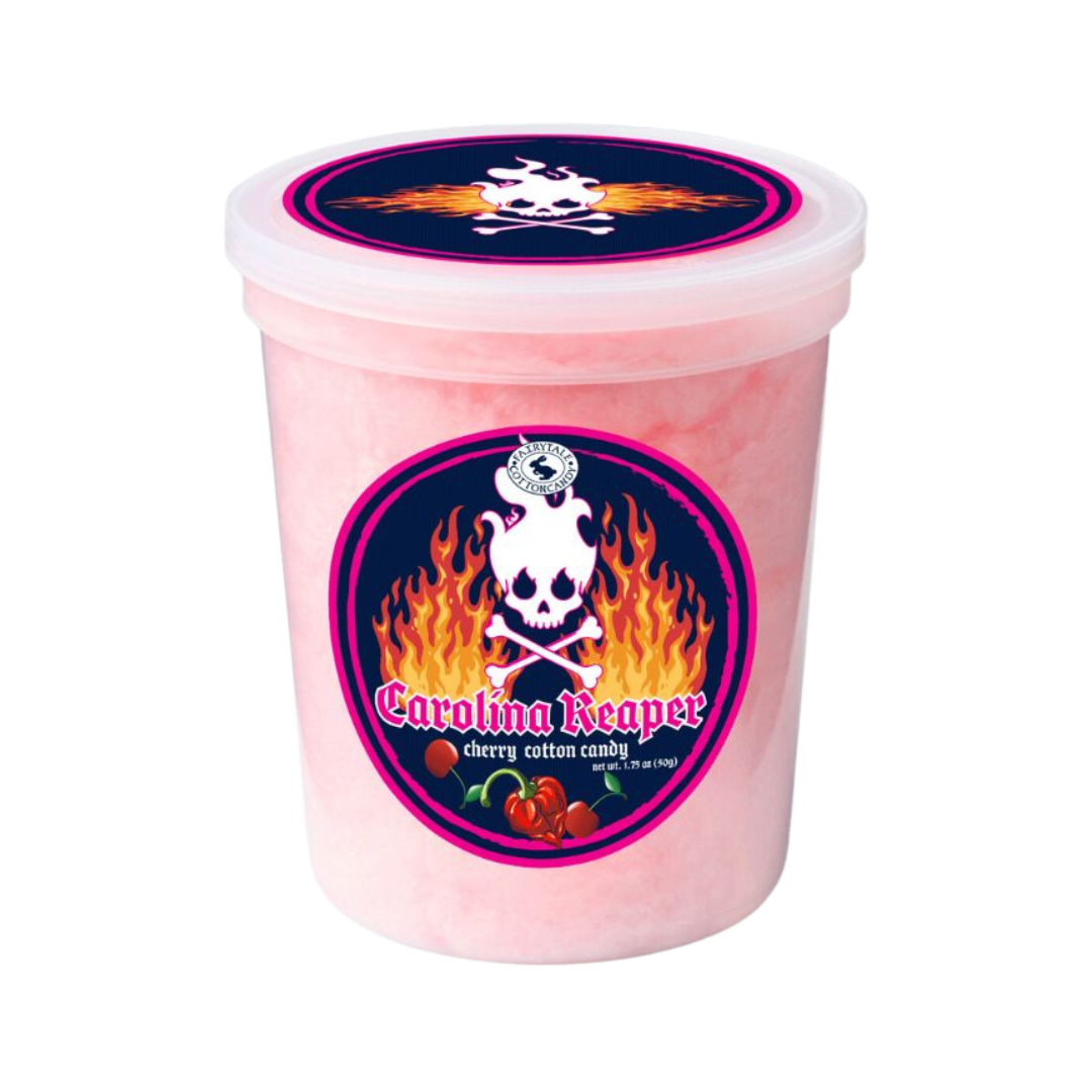Fairy Tale Cotton Candy | The Daredevil Cotton Candy - Carolina Reaper Shack à Sauce