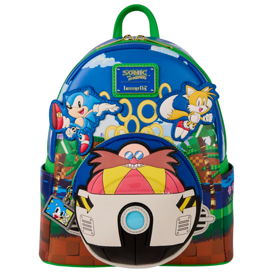 Loungefly | Sac à Dos - SEGA Sonic the Hedgehog Light Up Shack à Sauce