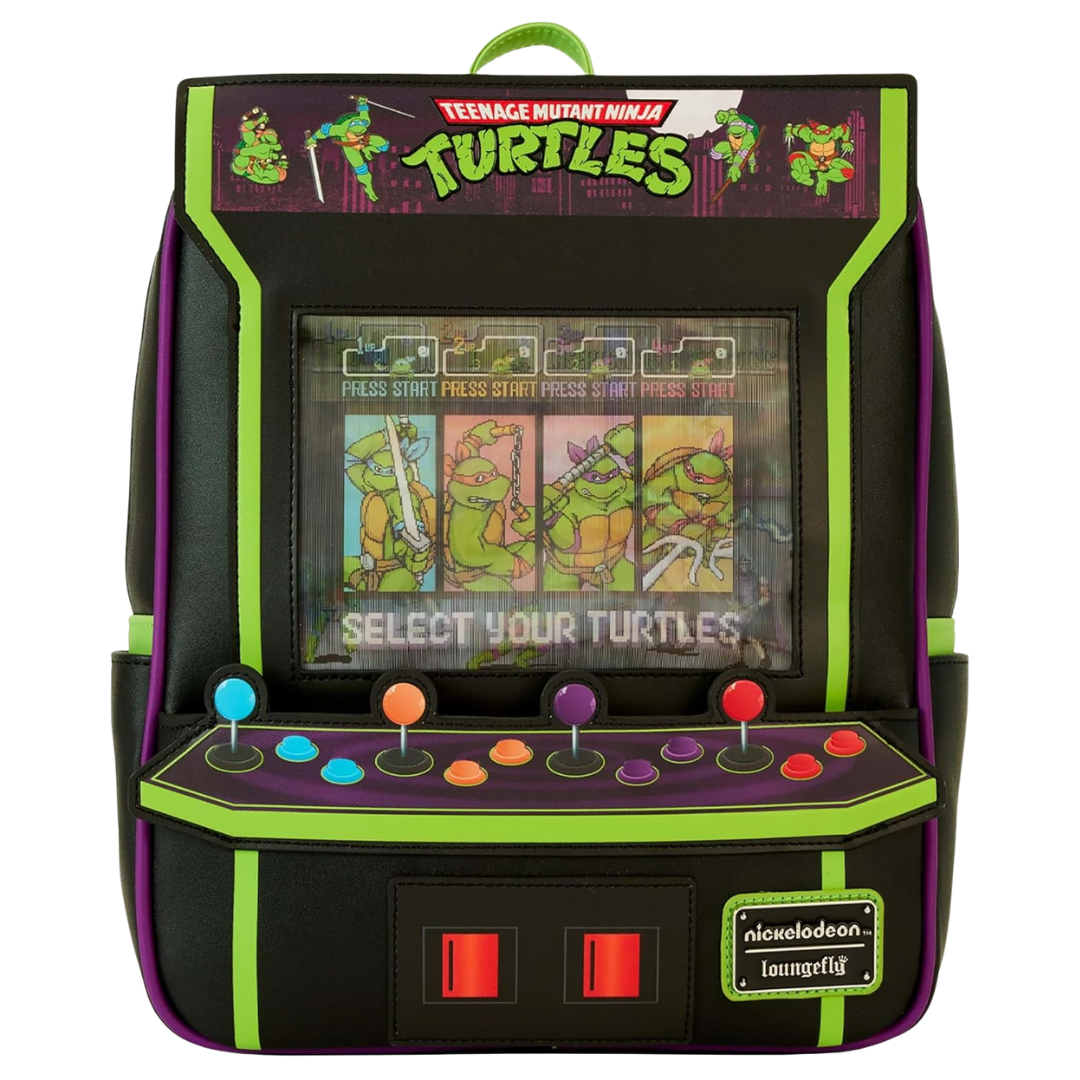 Loungefly | Sac à Dos - Ninja Turtles - 40e anniversaire Vintage Arcade Shack à Sauce