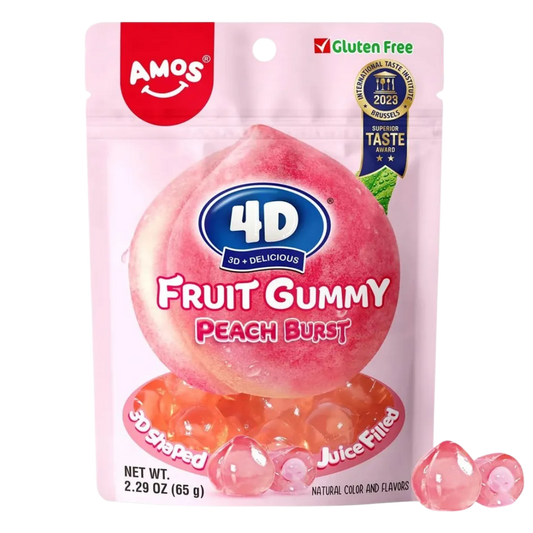 Amos | 4D Gummy - Peach Burst