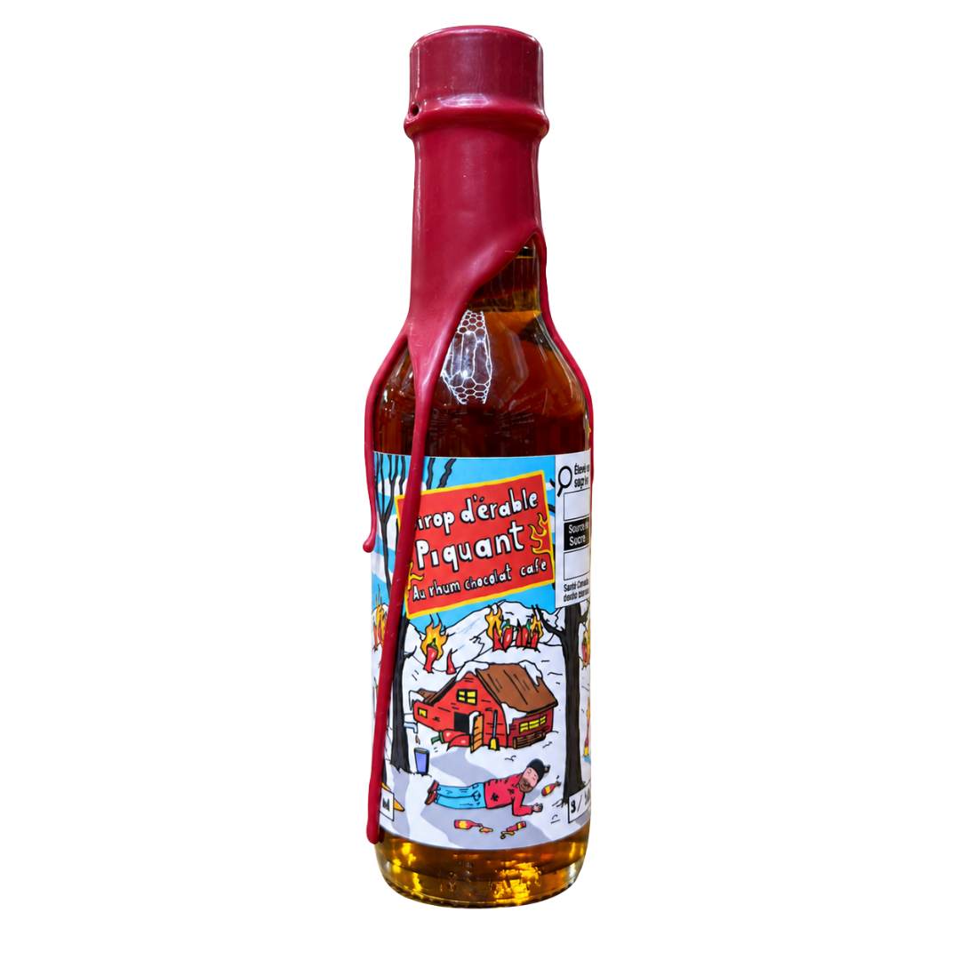 Sirop d'Érable piquant - Au rhum chocolat café - doux