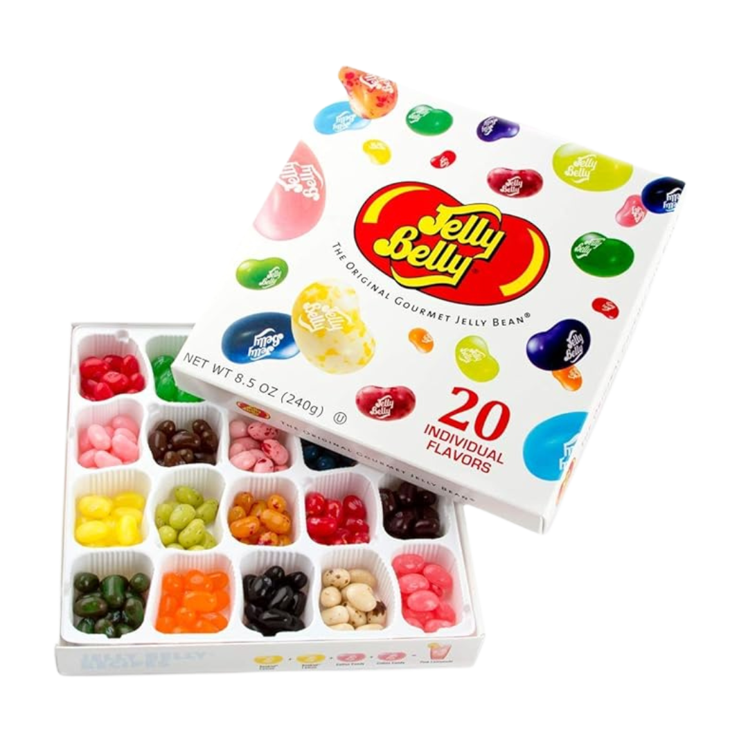 Jelly Belly 20 Flavors Assorted Gift Box Shack à Sauce
