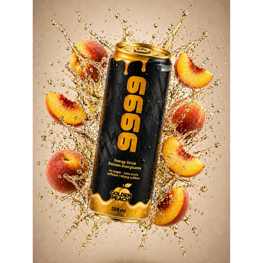 9999 Energy Drink | Golden Peach