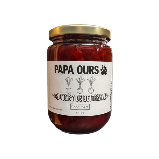 Papa Ours | Chutney de Betteraves Shack à Sauce