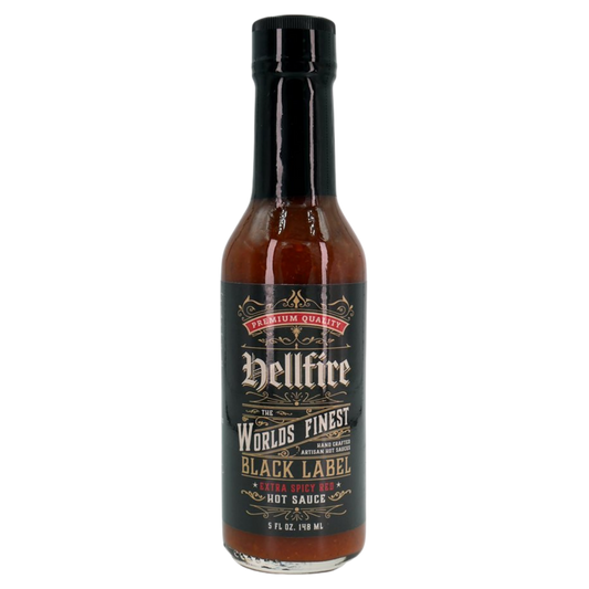 Hellfire Hot Sauce | Black Label Extra Spicy Red