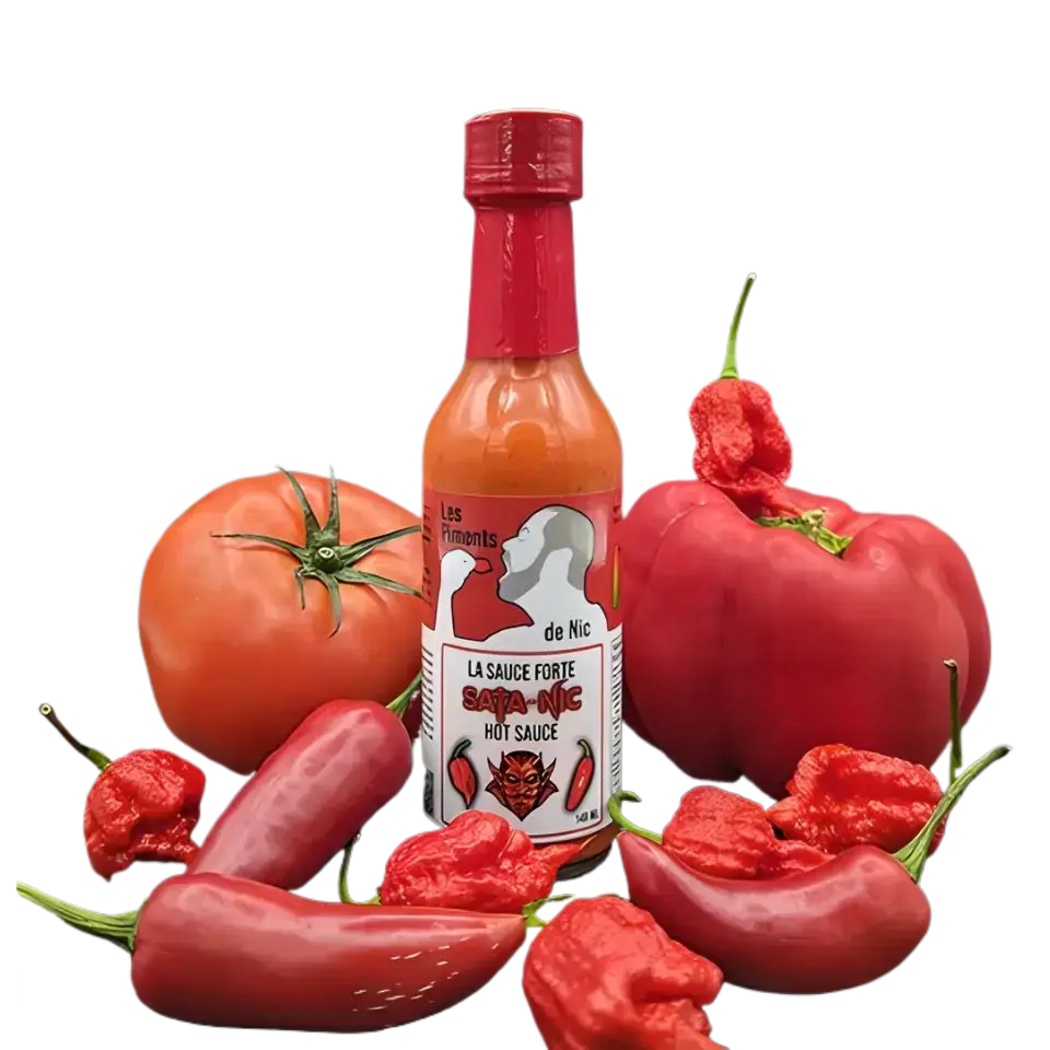 Les Piments de Nic | La sauce forte Sata-Nic Shack à Sauce