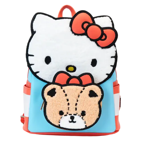 Loungefly | Sac à Dos - Hello Kitty & Tiny Chum Bear Sherpa Shack à Sauce
