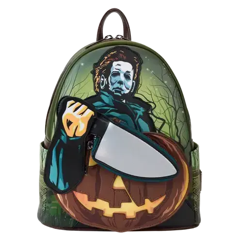 Loungefly | Sac à Dos - Michael Myers Knife & Pumpkin Glow Shack à Sauce