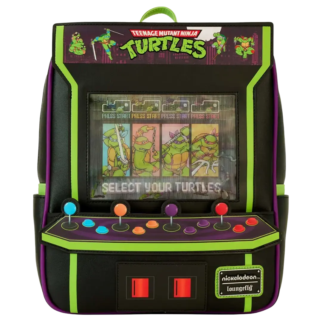 Loungefly | Sac à Dos - Ninja Turtles - 40e anniversaire Vintage Arcade Shack à Sauce