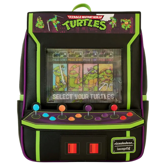 Loungefly | Sac à Dos - Ninja Turtles - 40e anniversaire Vintage Arcade Shack à Sauce
