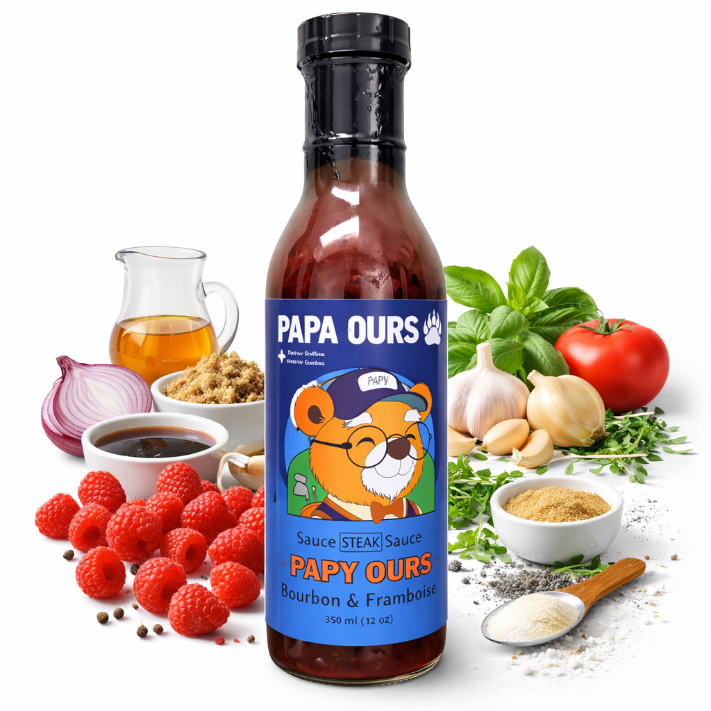 Papa Ours | Papy Ours - Bourbon Framboise Shack à Sauce