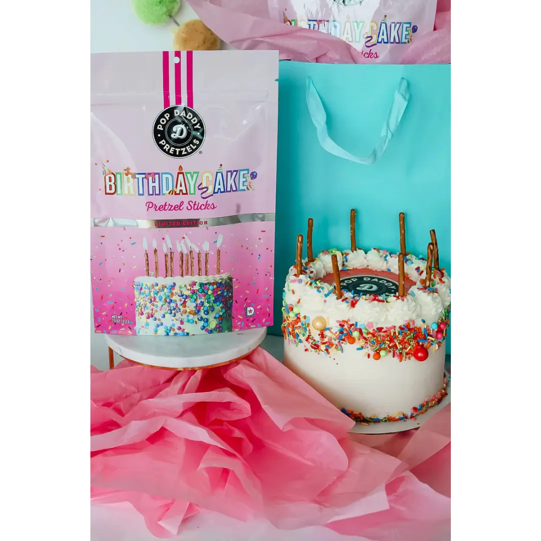 Pop Daddy Pretzels | Birthday Cake Shack à Sauce