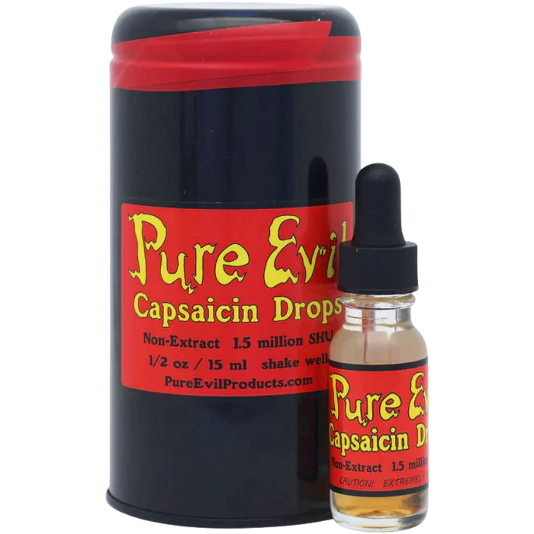 Pure Capsican Pure Evil | 1.5 Millions SHU Capsaicin Drops – Shack à Sauce