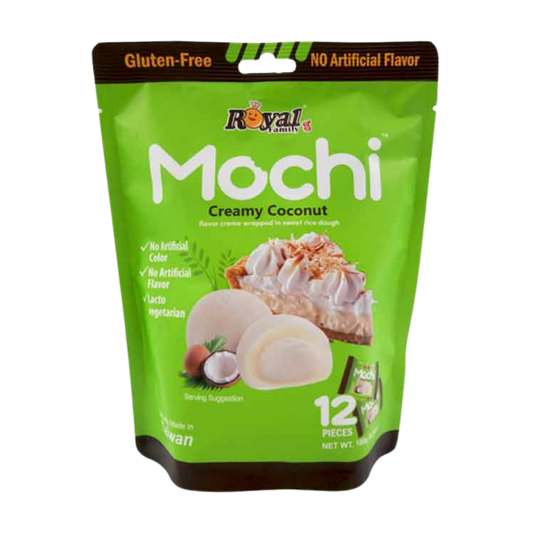 Royal Family - Mochi | Creamy Coconut (Bag - 12 Pieces) Shack à Sauce