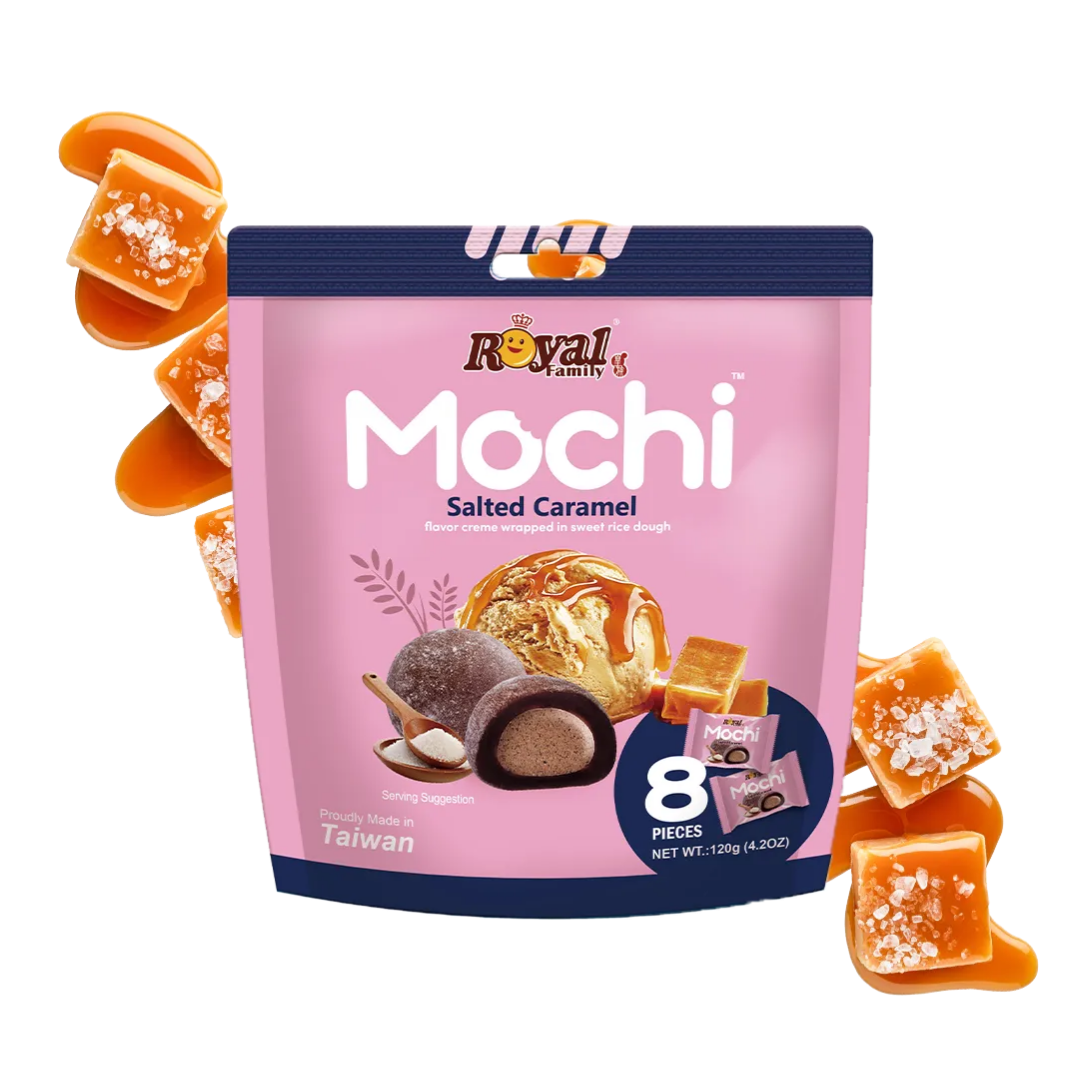 Royal Family - Mochi | Salted Caramel (Bag - 8 Pieces) Shack à Sauce