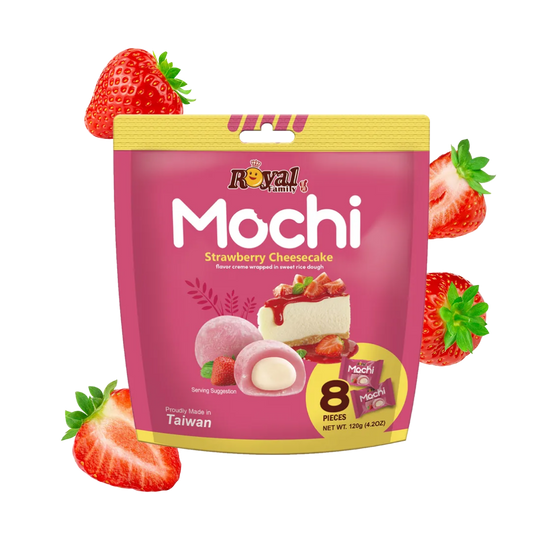 Royal Family - Mochi | Strawberry Cheesecake (Bag - 8 Pieces) Shack à Sauce