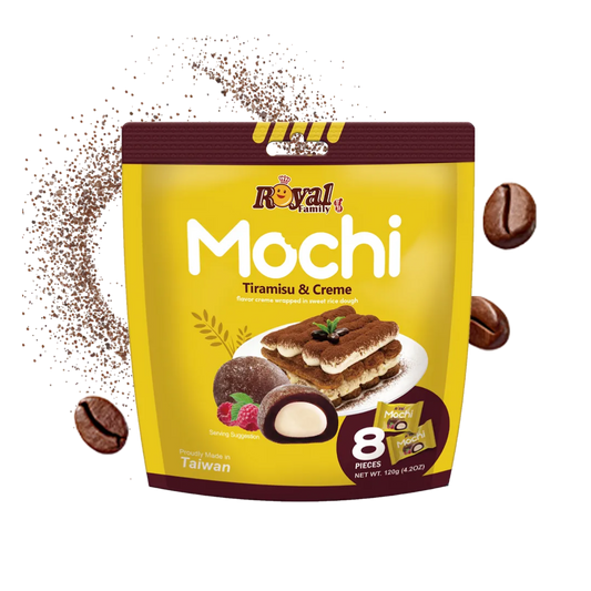 Royal Family - Mochi | Tiramisu & Creme (Bag - 8 Pieces) Shack à Sauce
