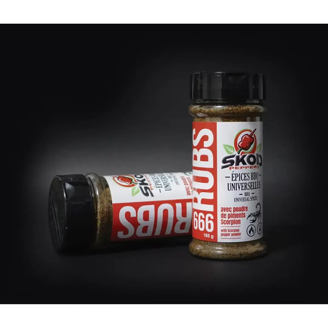 SKOD Peppers | Rubs 666 avec Scorpion Shack à Sauce