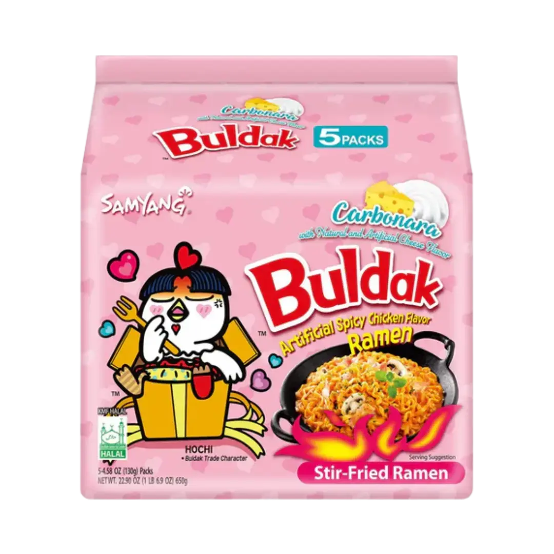Samyang - Buldak | Hot Chicken Flavor - Carbonara 5X Shack à Sauce
